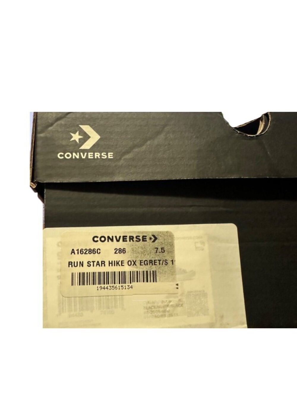❤️Converse Run Star Hike Platform Archive Leopard 9 Women's Shoes White A16286C - Picture 14 of 15
